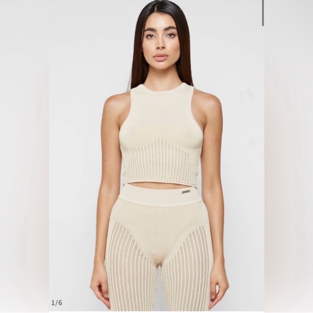 Maniere De Voir Knit Set - Cream